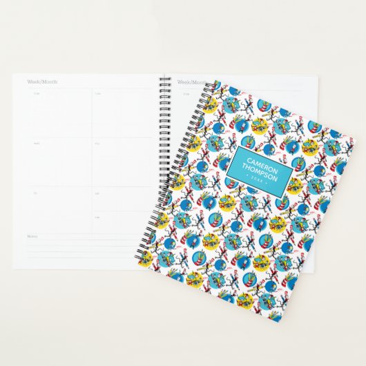 Dr. Seuss | Tekens met Potloden Patroon Planner (Display)