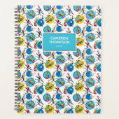 Dr. Seuss | Tekens met Potloden Patroon Planner (Voorkant)