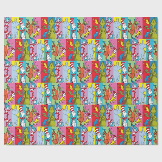 Dr. Seuss | tekensegment Cadeaupapier (Vlak)