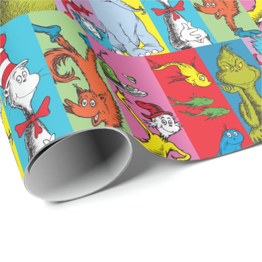 Dr. Seuss | tekensegment Cadeaupapier (Rol Hoek)