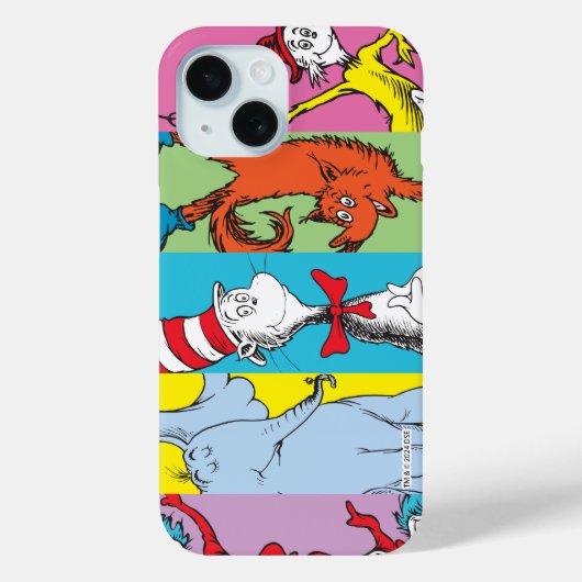 Dr. Seuss | tekensegment Case-Mate iPhone Case (Achterkant)