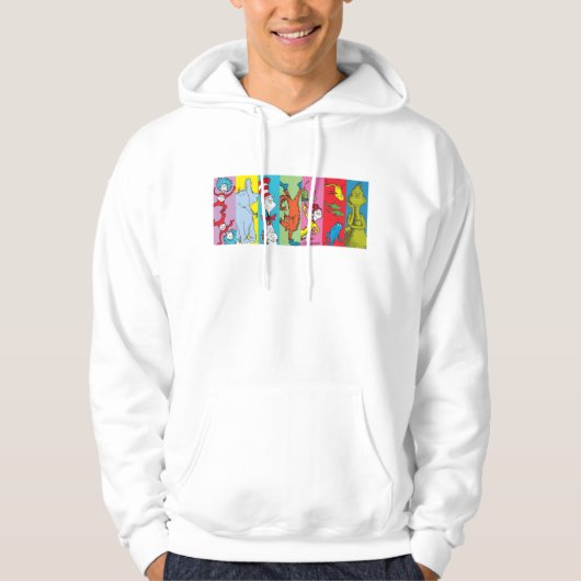 Dr. Seuss | tekensegment Hoodie (Voorkant)