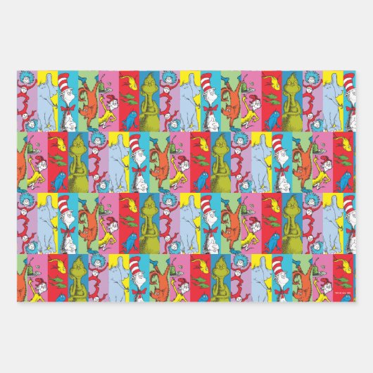 Dr. Seuss | tekensegment Inpakpapier Vel (Voorkant 2)