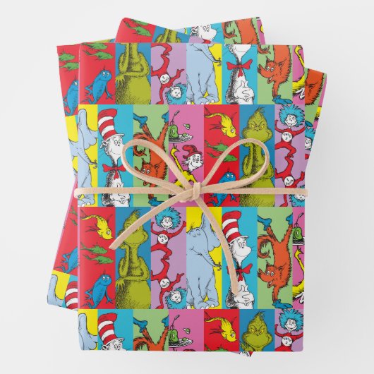 Dr. Seuss | tekensegment Inpakpapier Vel (In situ)