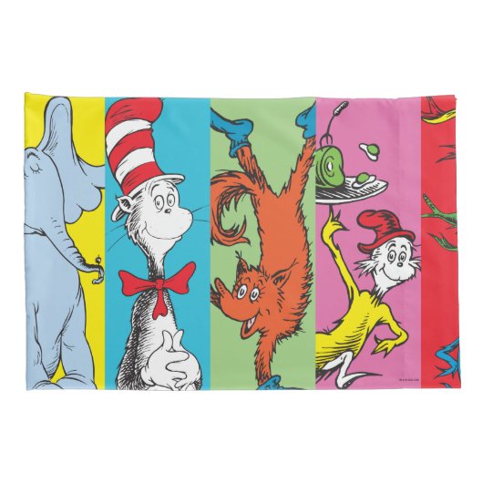 Dr. Seuss | tekensegment Kussensloop (Achterkant-Rechts)