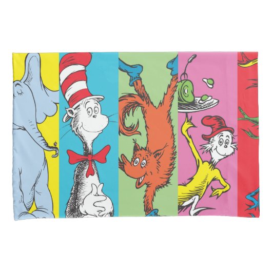Dr. Seuss | tekensegment Kussensloop (Voorkant-Rechts)