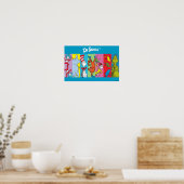 Dr. Seuss | tekensegment Poster (Keuken)