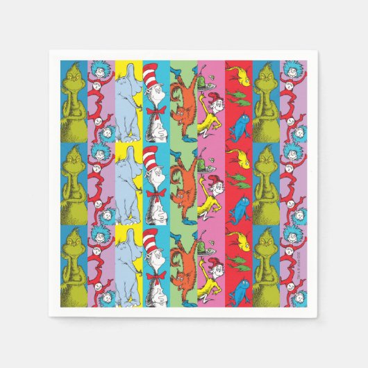 Dr. Seuss | tekensegment Servet (Voorkant)