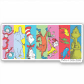 Dr. Seuss | tekensegment Sticker (Voorkant)
