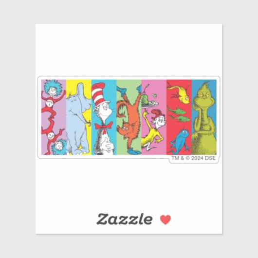 Dr. Seuss | tekensegment Sticker (Vel)