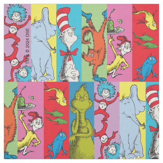 Dr. Seuss | tekensegment Stof (Swatch)