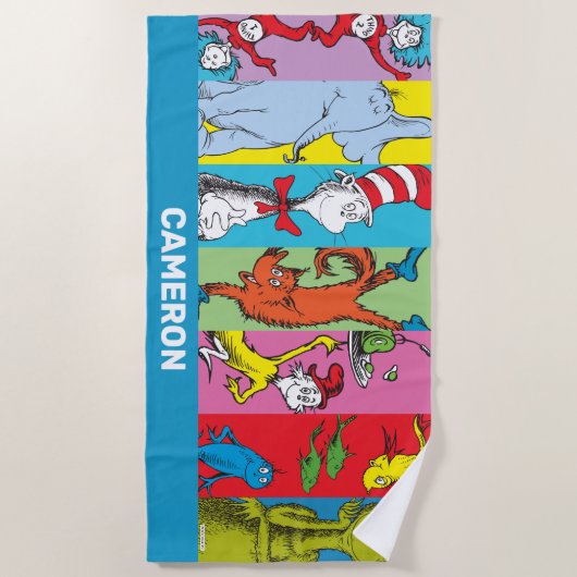 Dr. Seuss | tekensegment Strandlaken (Voorkant)