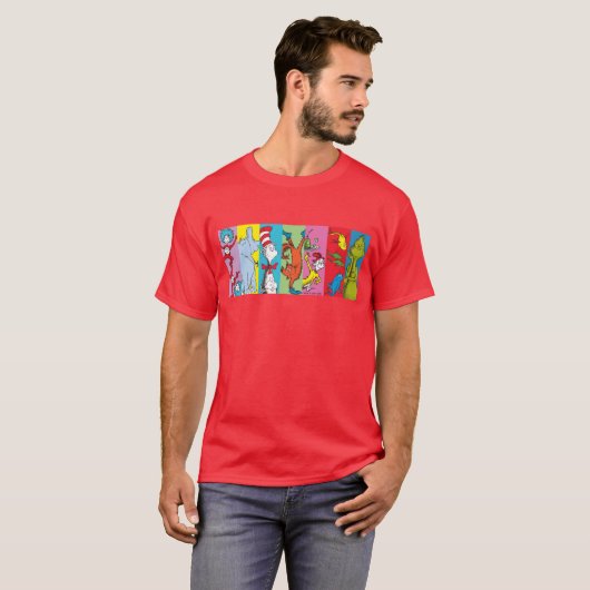 Dr. Seuss | tekensegment T-shirt (Voorkant volledig)