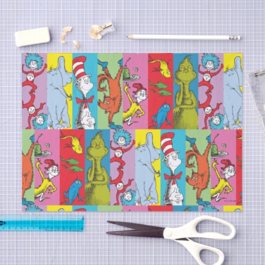 Dr. Seuss | tekensegment Tissuepapier (Craft)