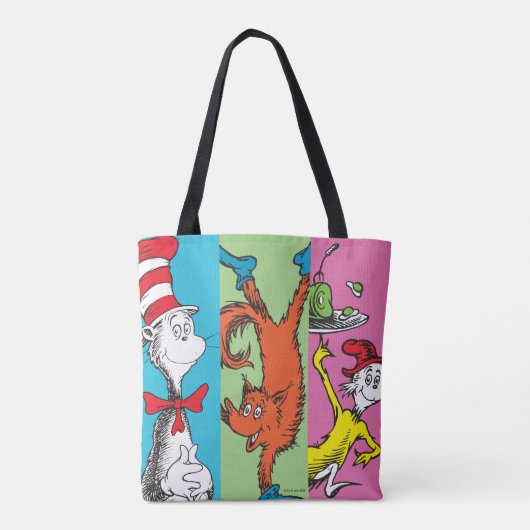 Dr. Seuss | tekensegment Tote Bag (Achterkant)