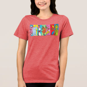 Dr. Seuss tekensegment Tri-Blend Shirt