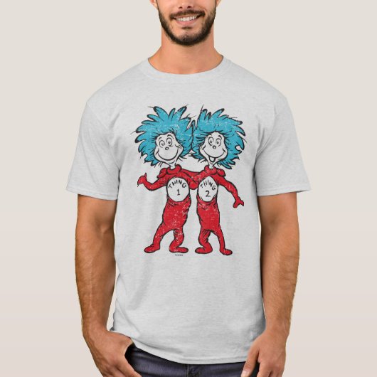 Dr. Seuss | Thans 1, Thans 2 Vergadering T-shirt (Voorkant)