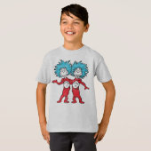 Dr. Seuss| Thans 1, Thans 2 Vergadering T-shirt (Voorkant volledig)