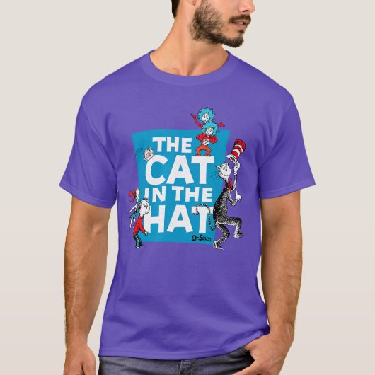 Dr Seuss The Cat in the Hat Characters T-shirt (Voorkant)