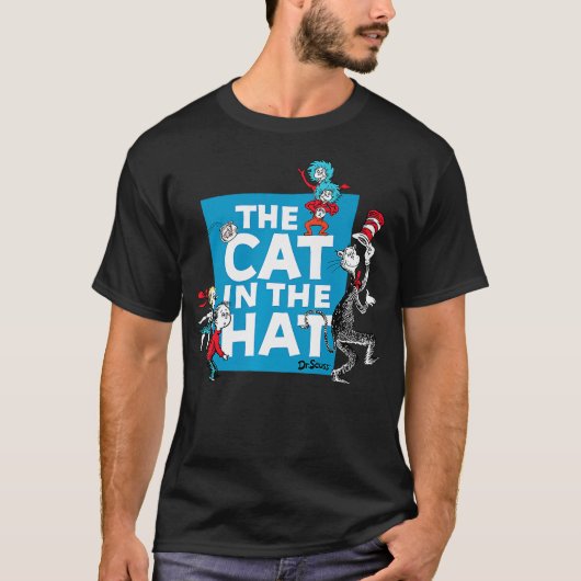 Dr. Seuss The Cat in the Hat Characters T-shirt (Voorkant)