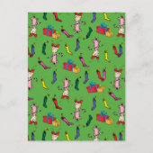 Dr. Seuss | The Grinch Cindy-Lou Who Pattern Briefkaart (Voorkant)