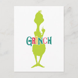 Dr. Seuss | The Grinch - Green Silhouette Briefkaart