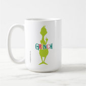 Dr. Seuss | The Grinch - Green Silhouette Koffiemok (Links)