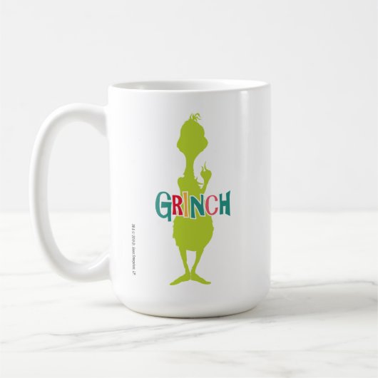 Dr. Seuss | The Grinch - Green Silhouette Koffiemok (Links)