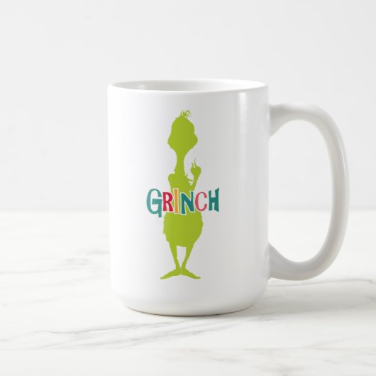 Dr. Seuss | The Grinch - Green Silhouette Koffiemok (Rechts)