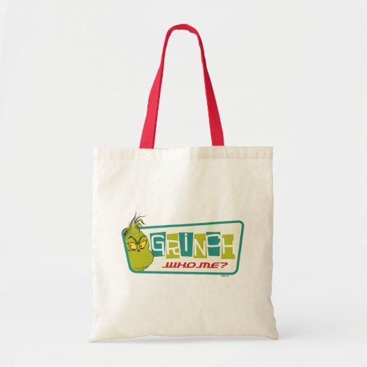 Dr. Seuss | The Grinch - Who Me? Tote Bag (Voorkant)