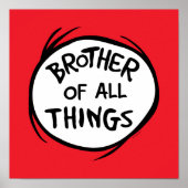 Dr. Seuss Thing 1 Ding 2 - Broeder van alles Poster (Voorkant)