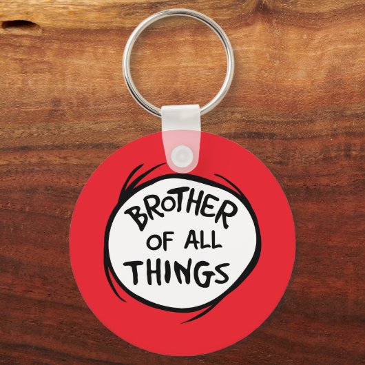Dr. Seuss Thing 1 Ding 2 - Broeder van alles Sleutelhanger (Voorkant)