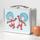 Dr. Seuss Thing 1 en Thing 2 Karakter (In situ)