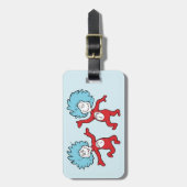 Dr. Seuss Thing 1 en Thing 2 Karakter Bagagelabel (Voorkant verticaal)