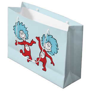 Dr. Seuss Thing 1 en Thing 2 Karakter Groot Cadeauzakje