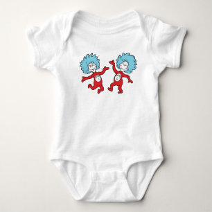 Dr. Seuss Thing 1 en Thing 2 Karakter Romper