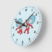 Dr. Seuss Thing 1 en Thing 2 Karakter Ronde Klok (Hoek)