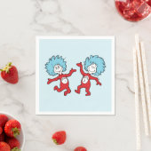 Dr. Seuss Thing 1 en Thing 2 Karakter Servet (Insitu)