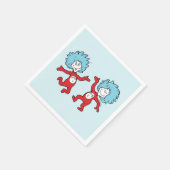 Dr. Seuss Thing 1 en Thing 2 Karakter Servet (Hoek)