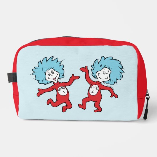 Dr. Seuss Thing 1 en Thing 2 Karakter Toilettasje (Voorkant)