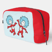 Dr. Seuss Thing 1 en Thing 2 Karakter Toilettasje (Rechterhoek)