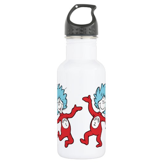 Dr. Seuss Thing 1 en Thing 2 Karakter Waterfles (Voorkant)