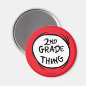 Dr. Seuss | Thing 1 Thing 2 - 2e graad Ding Magneet (Voorkant / Achterkant)