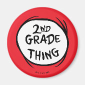 Dr. Seuss | Thing 1 Thing 2 - 2e graad Ding Magneet (Voorkant)