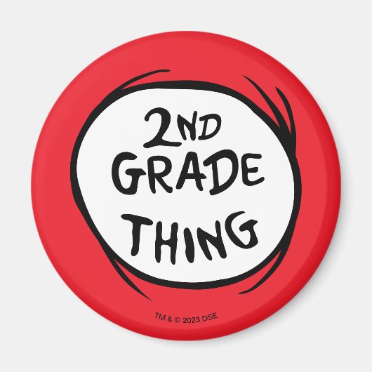 Dr. Seuss | Thing 1 Thing 2 - 2e graad Ding Magneet (Voorkant)
