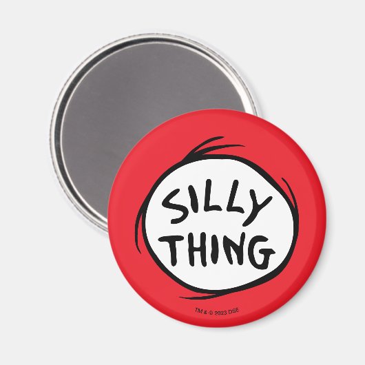 Dr. Seuss | Thing 1 Thing 2 - Gekke ding Magneet (Voorkant / Achterkant)