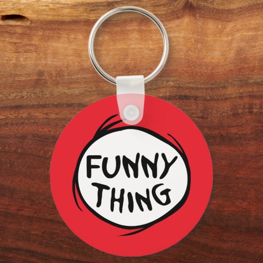 Dr. Seuss | Thing 1 Thing 2 - Grappig ding Sleutelhanger (Voorkant)