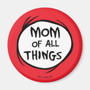 Dr. Seuss   Thing 1 Thing 2 - Mam van alles Magneet
