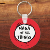 Dr. Seuss | Thing 1 Thing 2 - Nana of all neergeze Sleutelhanger (Achterkant)