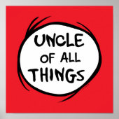 Dr. Seuss | Thing 1 Thing 2 - Oom van alles Poster (Voorkant)